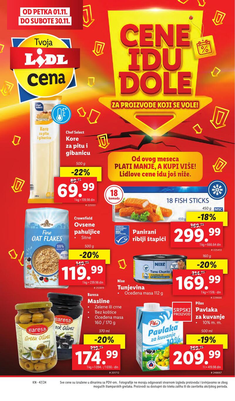 Lidl katalog akcija