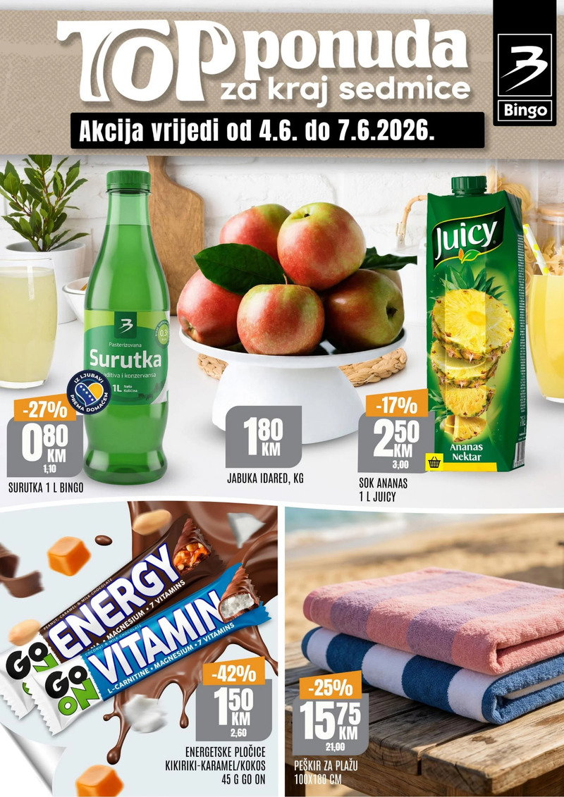 Bingo top ponuda za kraj sedmice