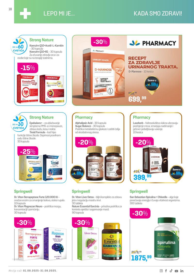 Lilly Drogerie katalog akcija