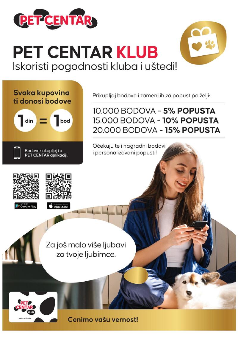 Pet centar akcijski katalog