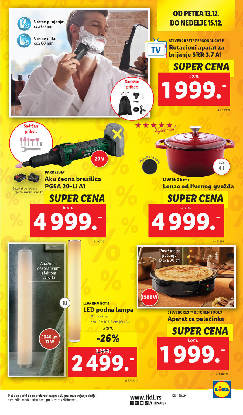 Lidl katalog akcija neprehrana