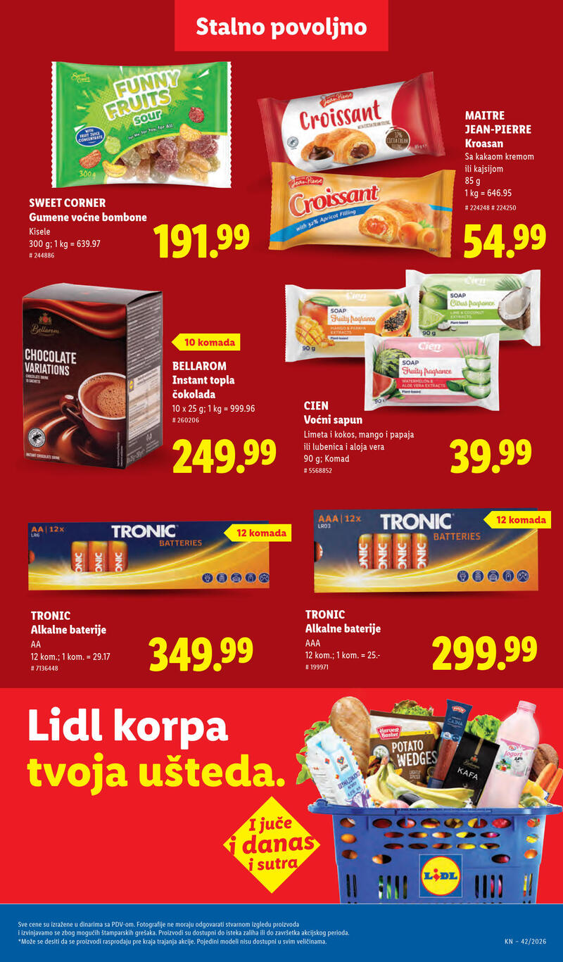 Lidl katalog - Nedeljna akcija