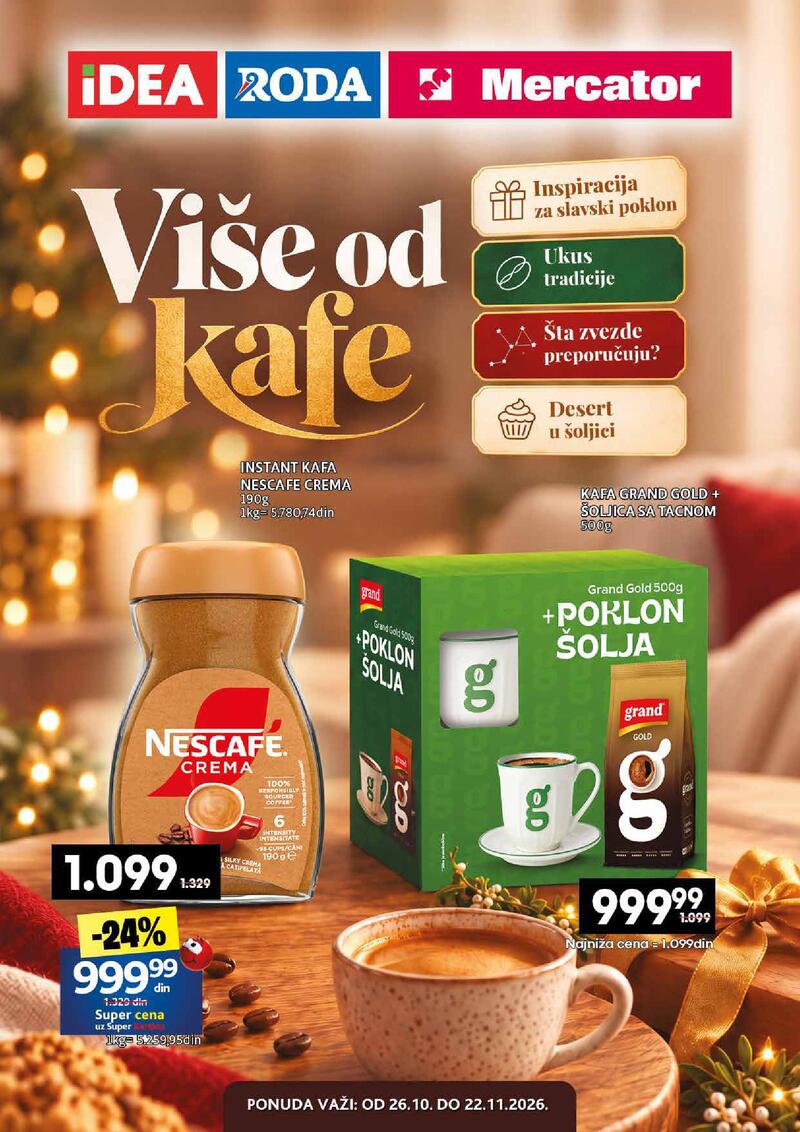Roda katalog akcija Više od kafe