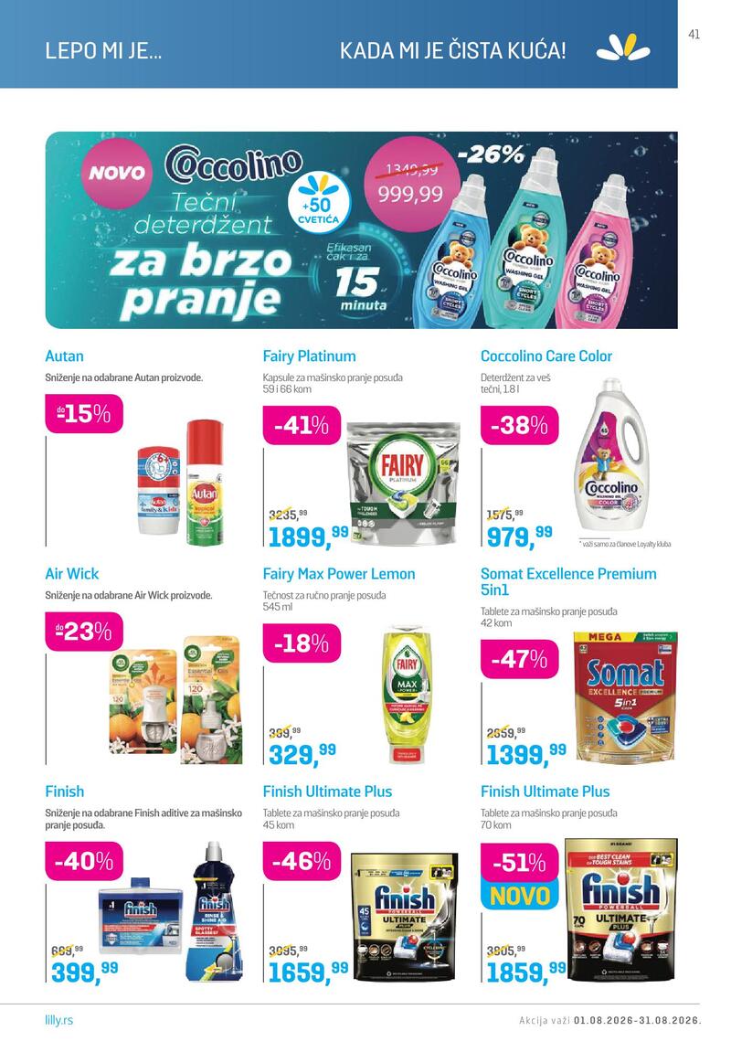 Lilly Drogerie katalog akcija