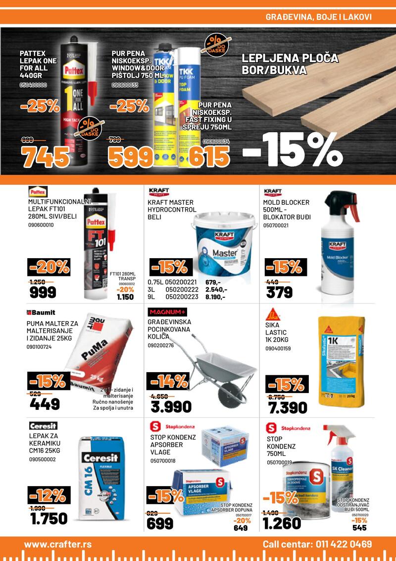 Crafter akcijski katalog