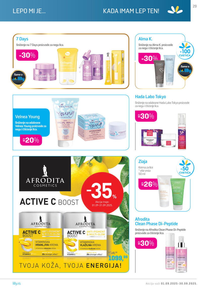 Lilly Drogerie katalog akcija