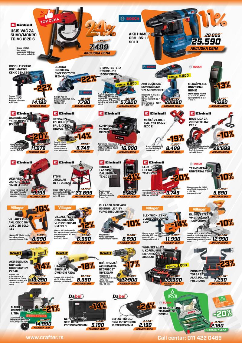 Crafter akcijski katalog