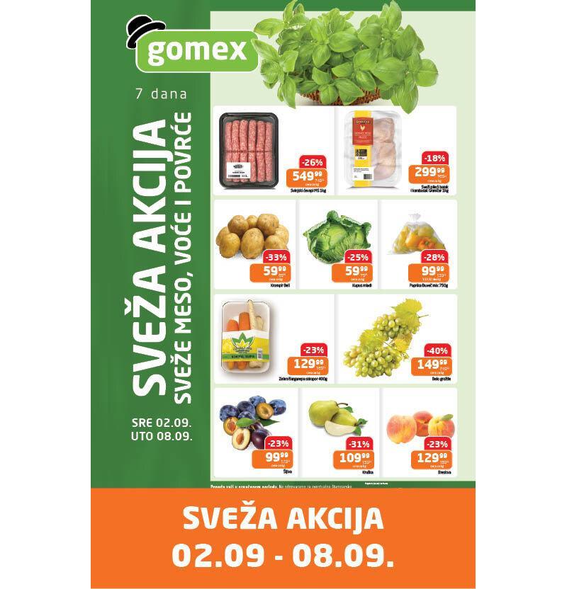 Gomex katalog akcija Nedeljna top ponuda
