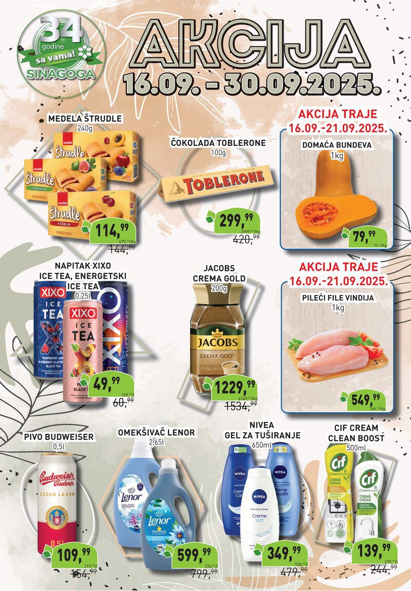 Sinagoga katalog akcija