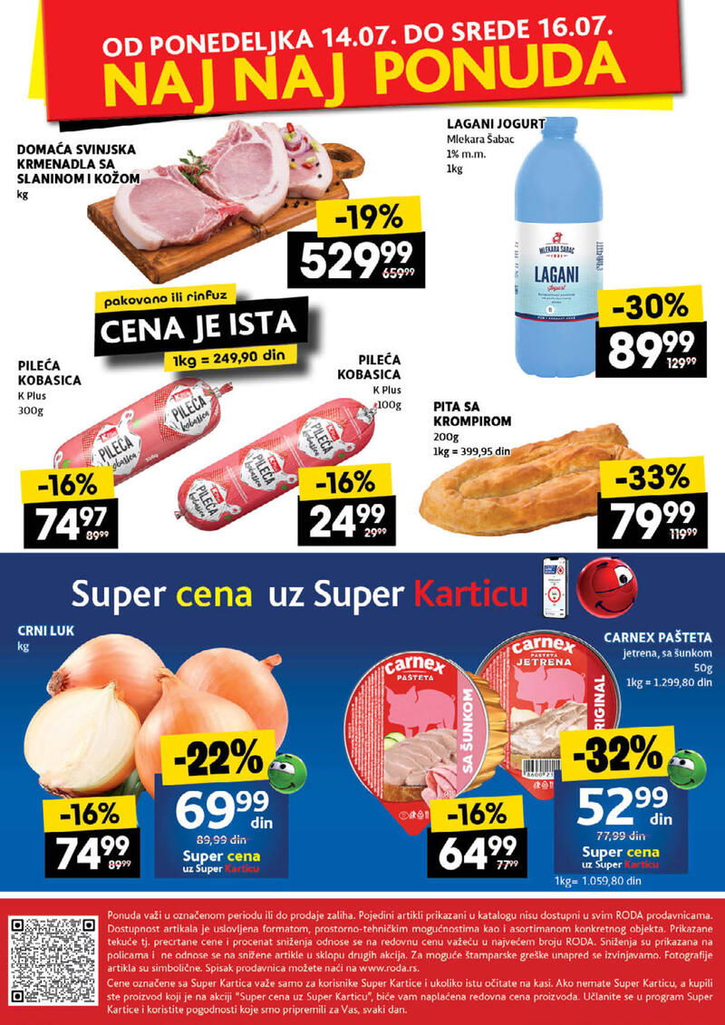 Roda katalog nedeljna akcija