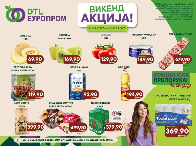 Europrom katalog akcija Vikend akcija