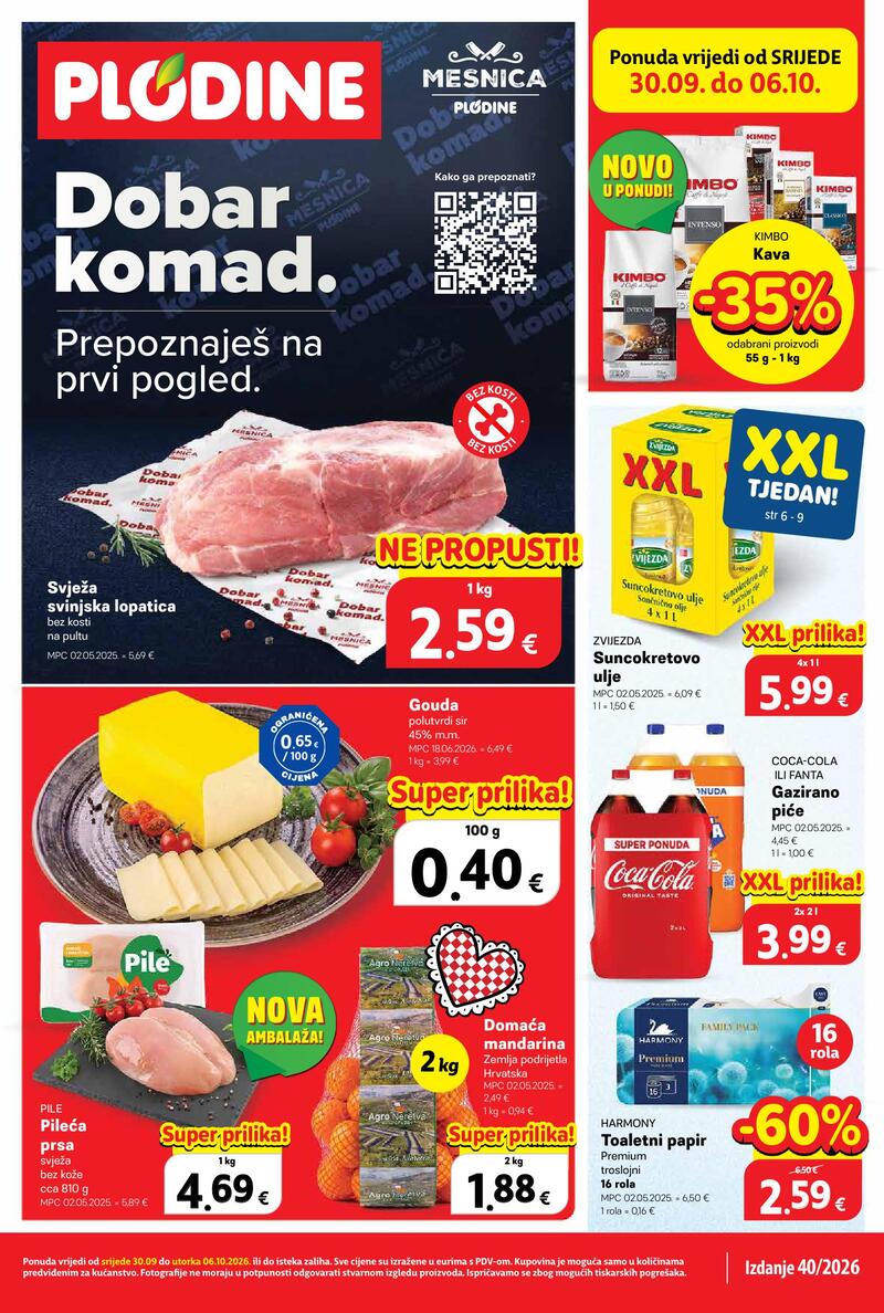 Plodine katalog akcija Tjedna akcija