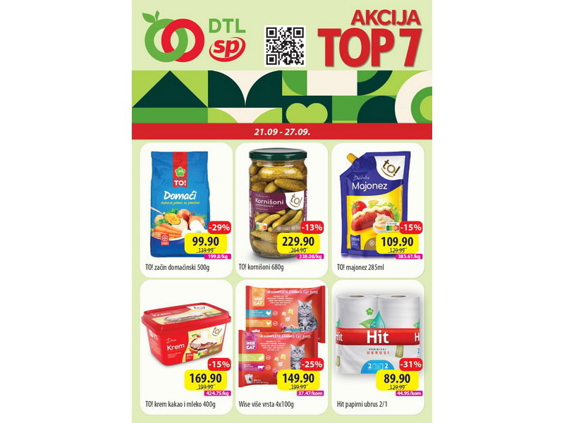 Senta Promet katalog akcija Top 7