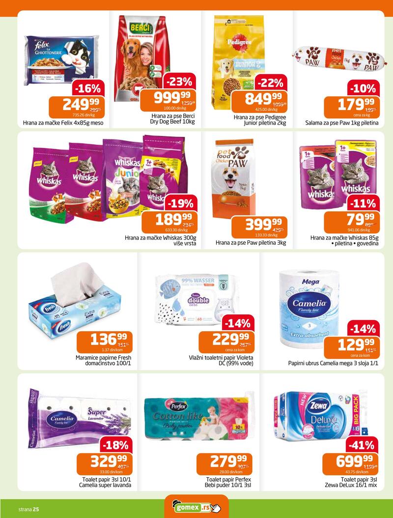 Gomex katalog hrana