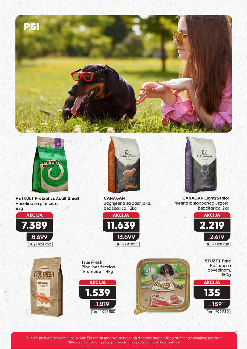 Pet centar akcijski katalog