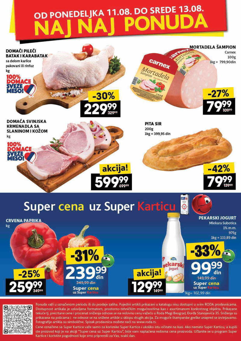 Roda katalog nedeljna akcija