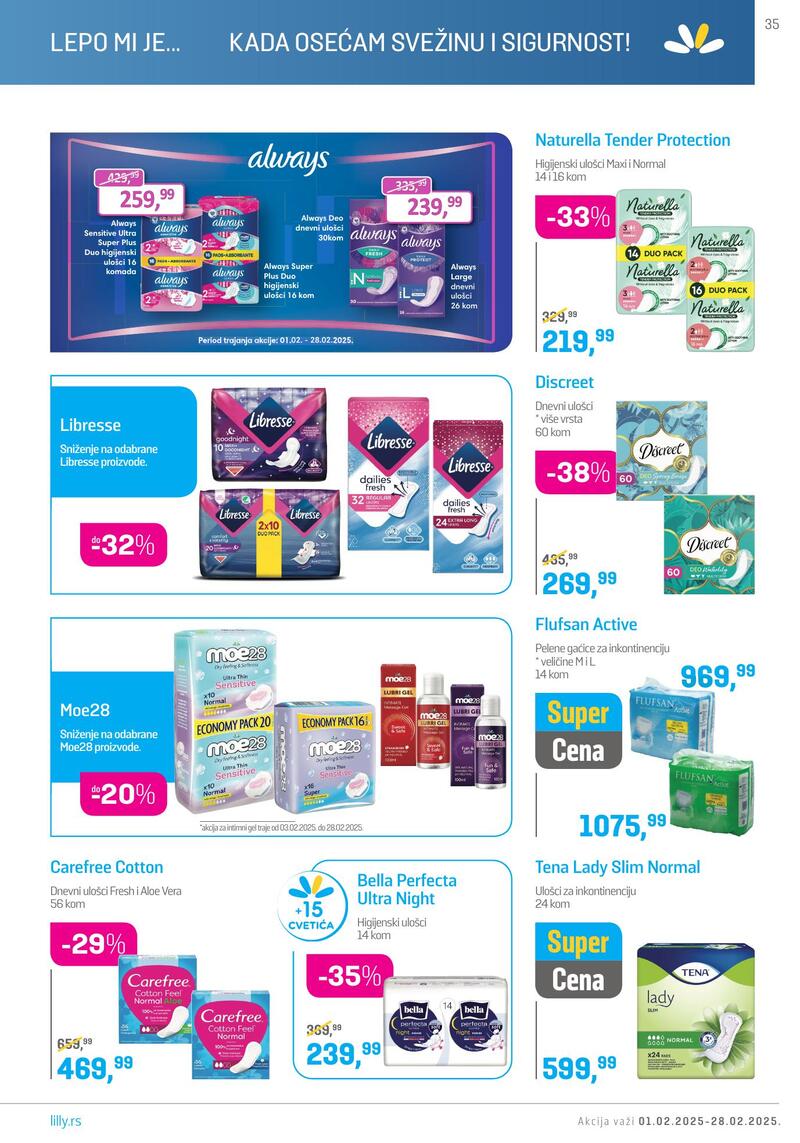 Lilly Drogerie katalog akcija