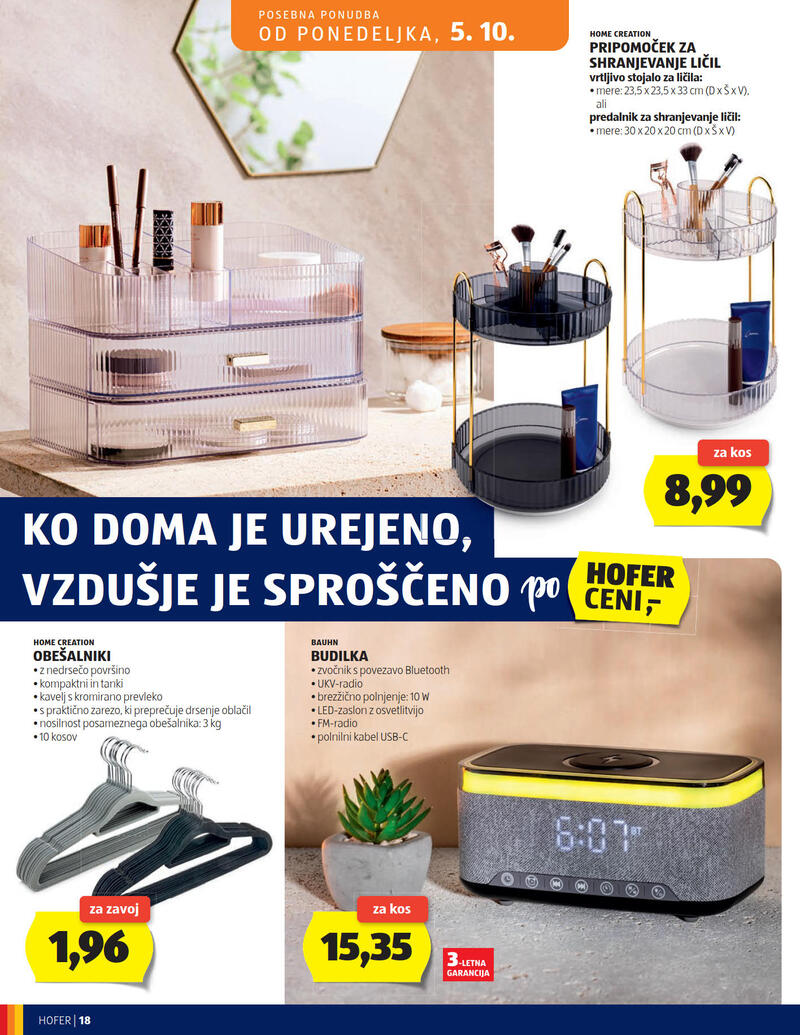 Hofer katalog - Tedenska akcija