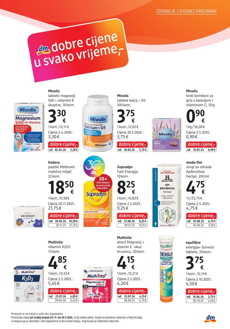 DM mjesečni katalog