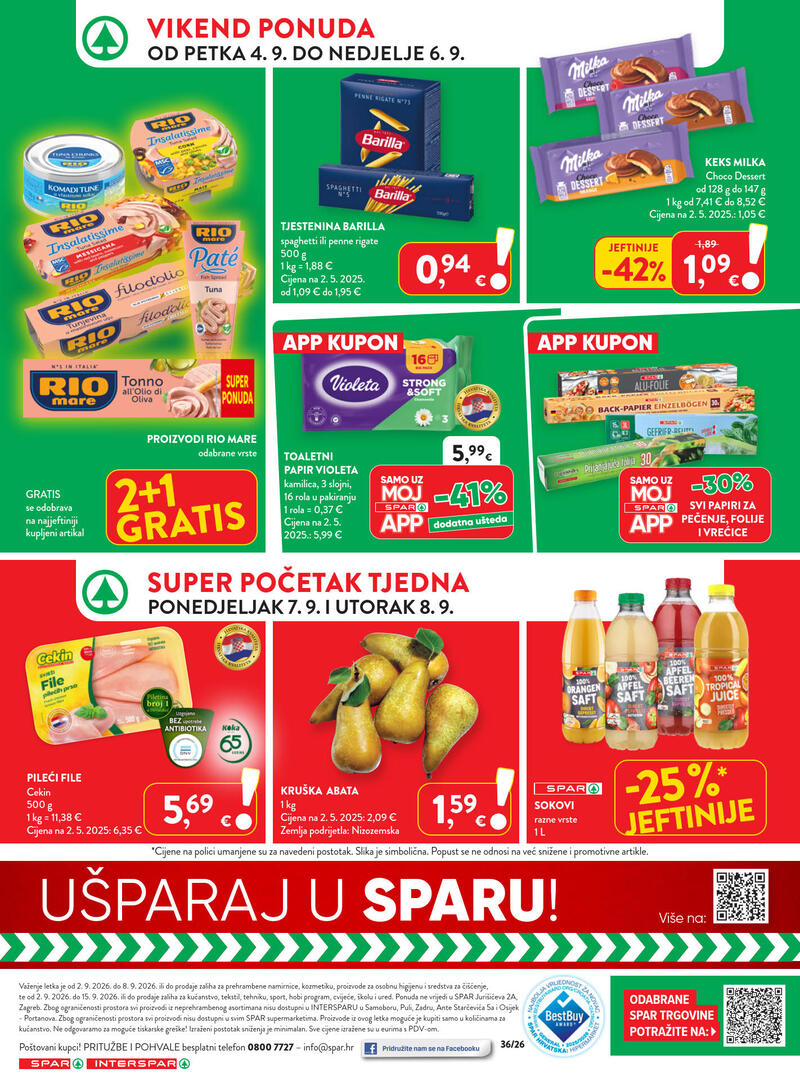 Spar kataloška akcija