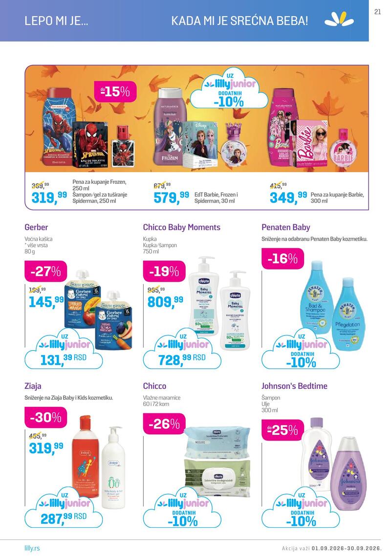 Lilly Drogerie katalog akcija