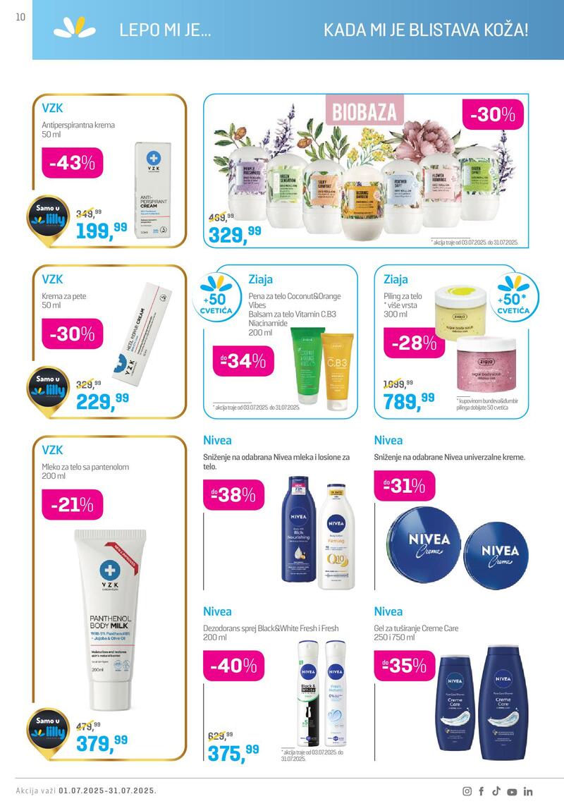 Lilly Drogerie katalog akcija