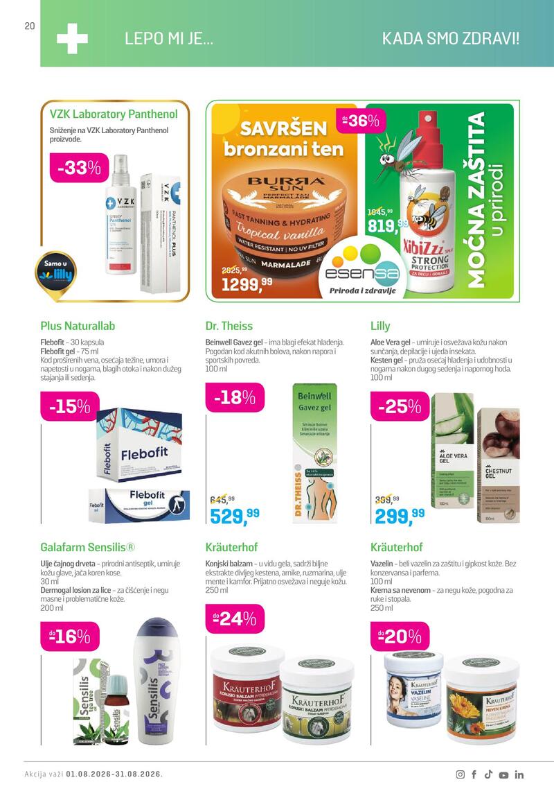 Lilly Drogerie katalog akcija