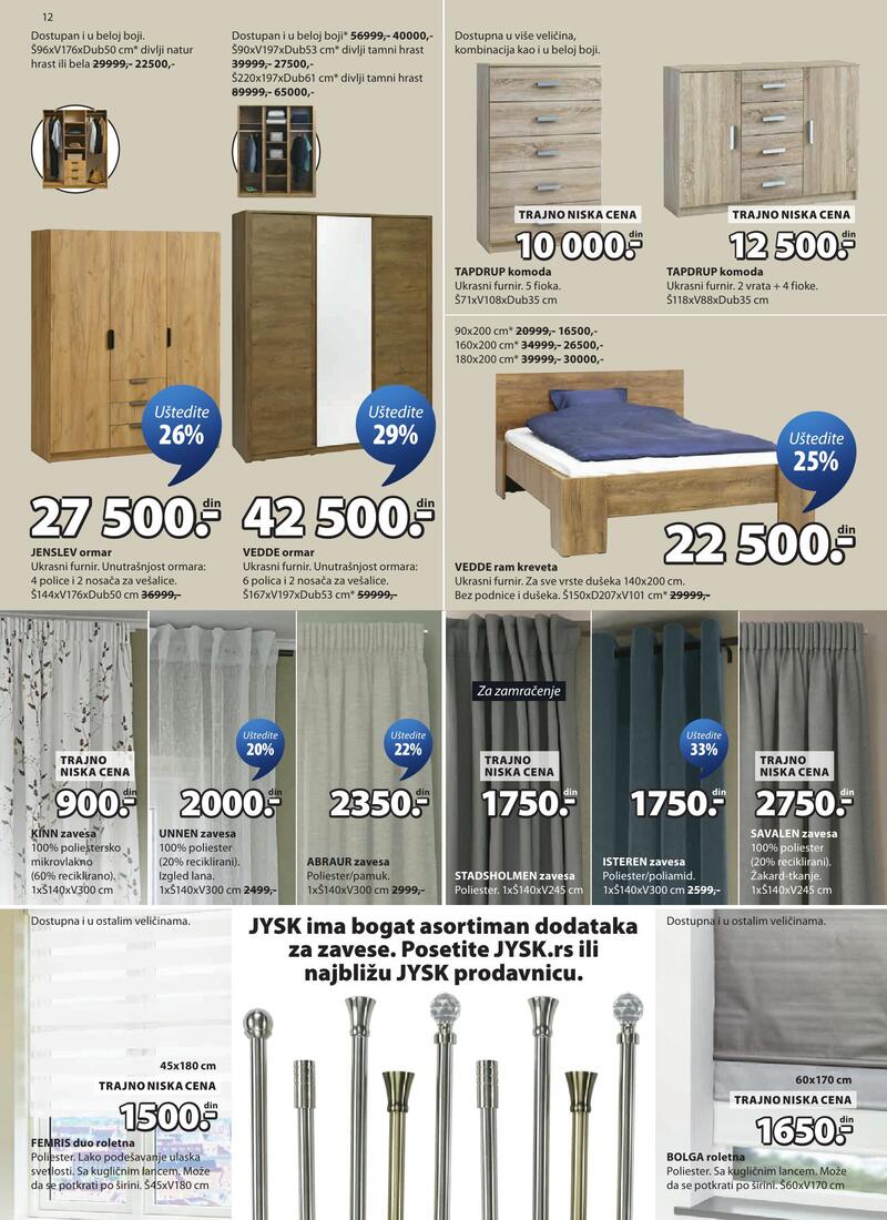 JYSK katalog nameštaj