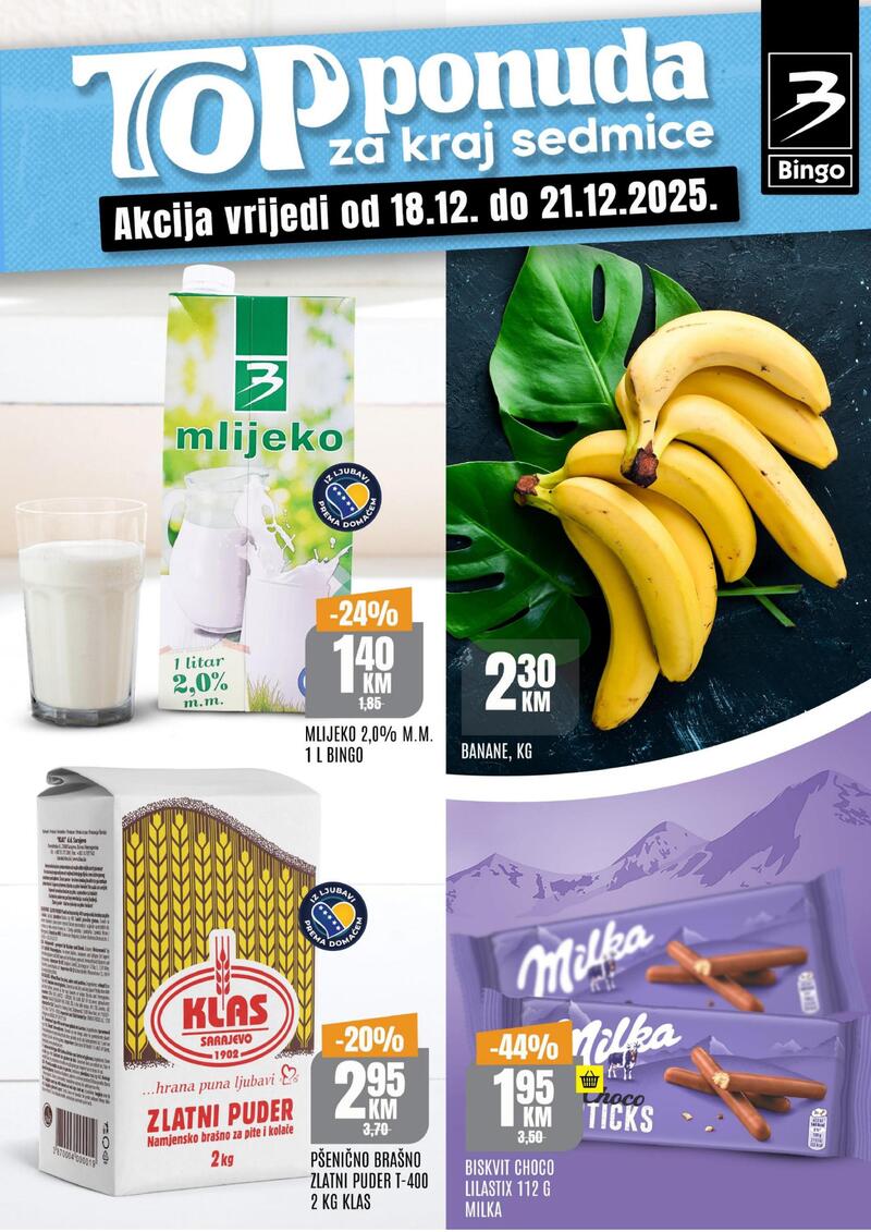 Bingo top ponuda za kraj sedmice