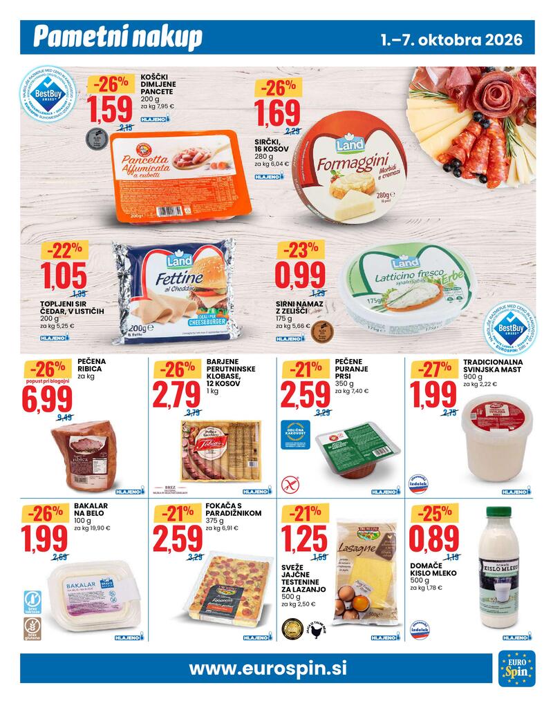 Eurospin katalog - Tedenska akcija