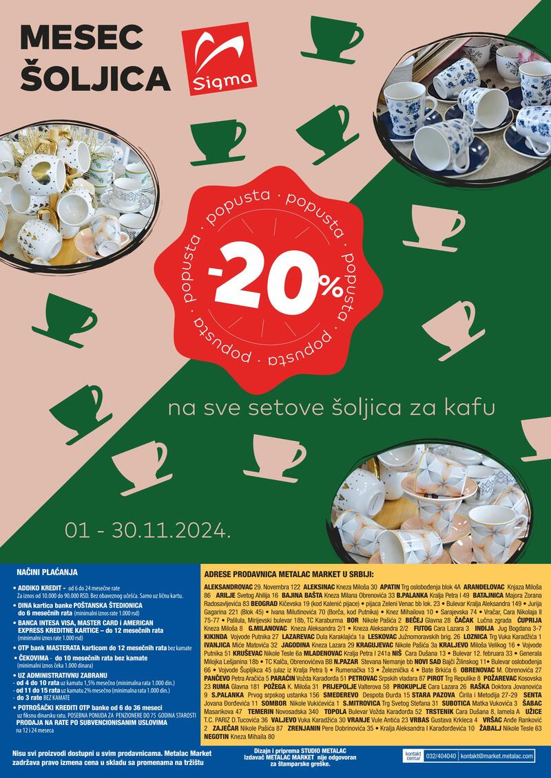 Metalac Market katalog akcija