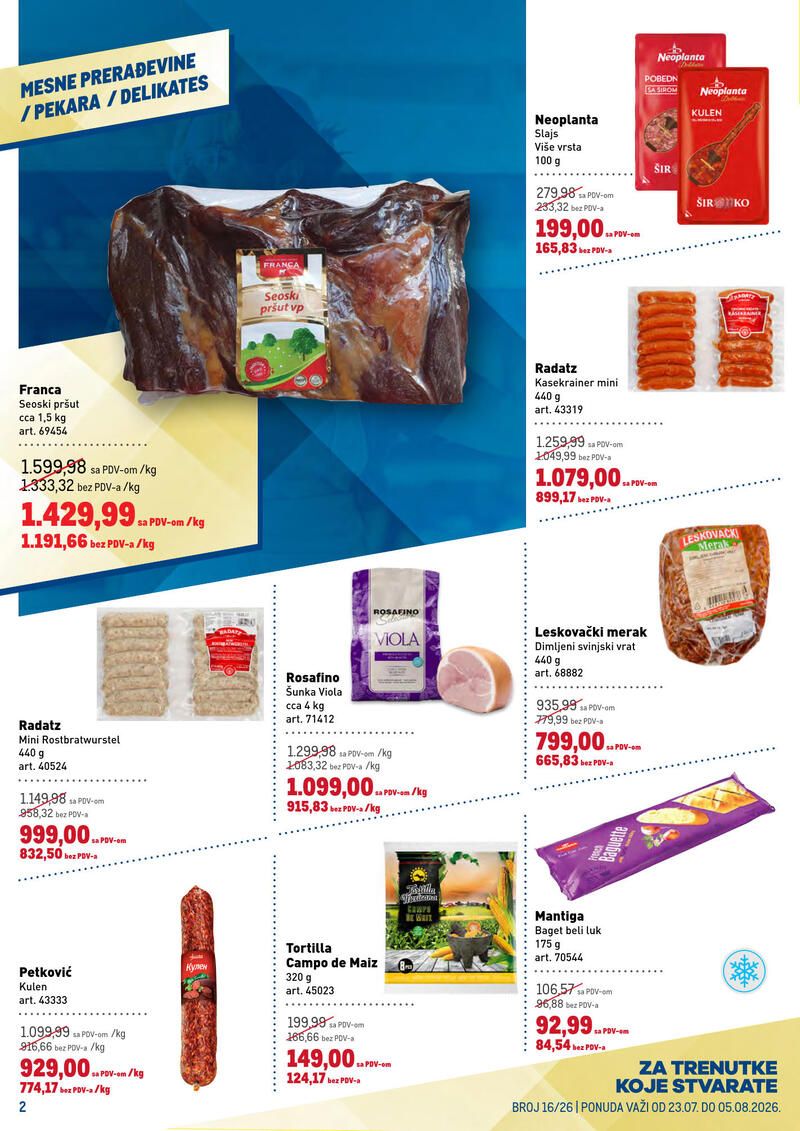 Metro katalog hrana