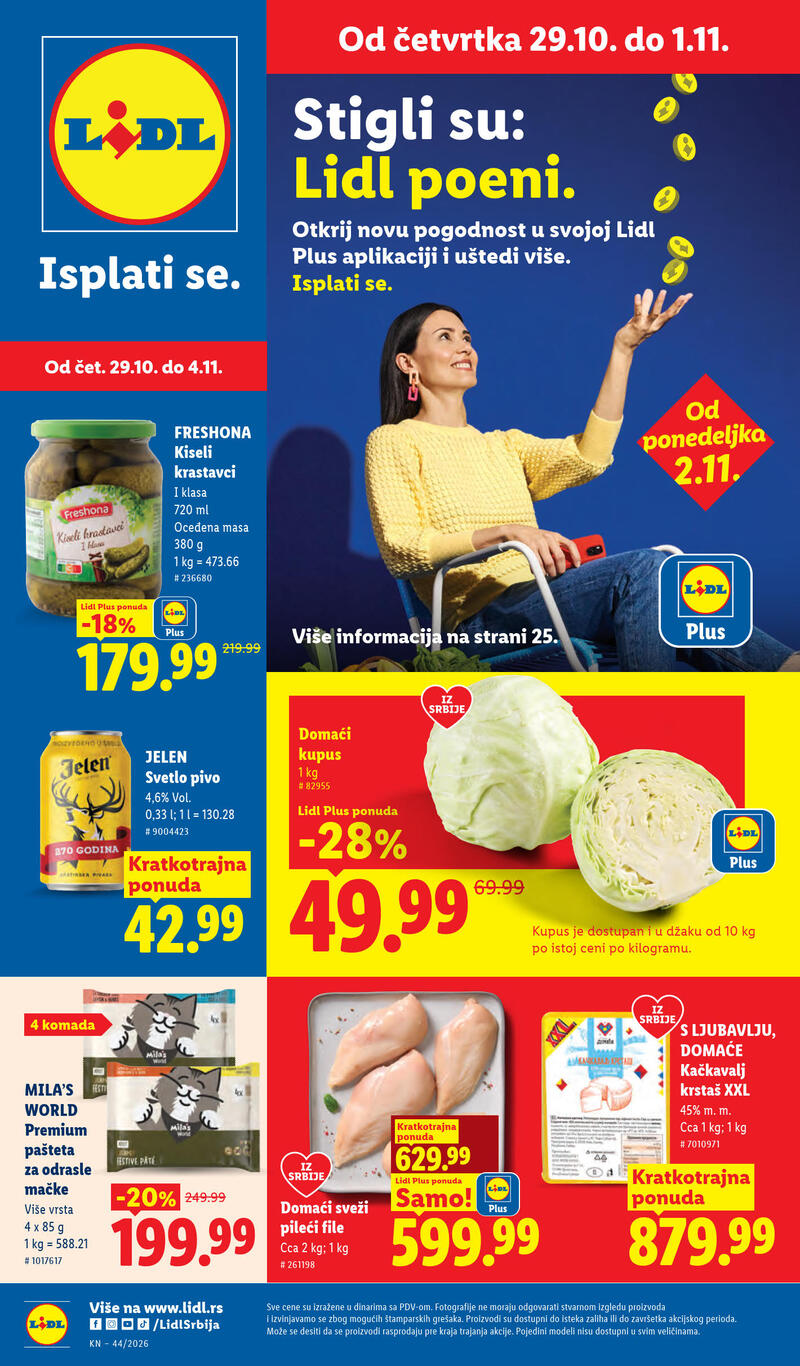 Lidl katalog akcija Nedeljna akcija