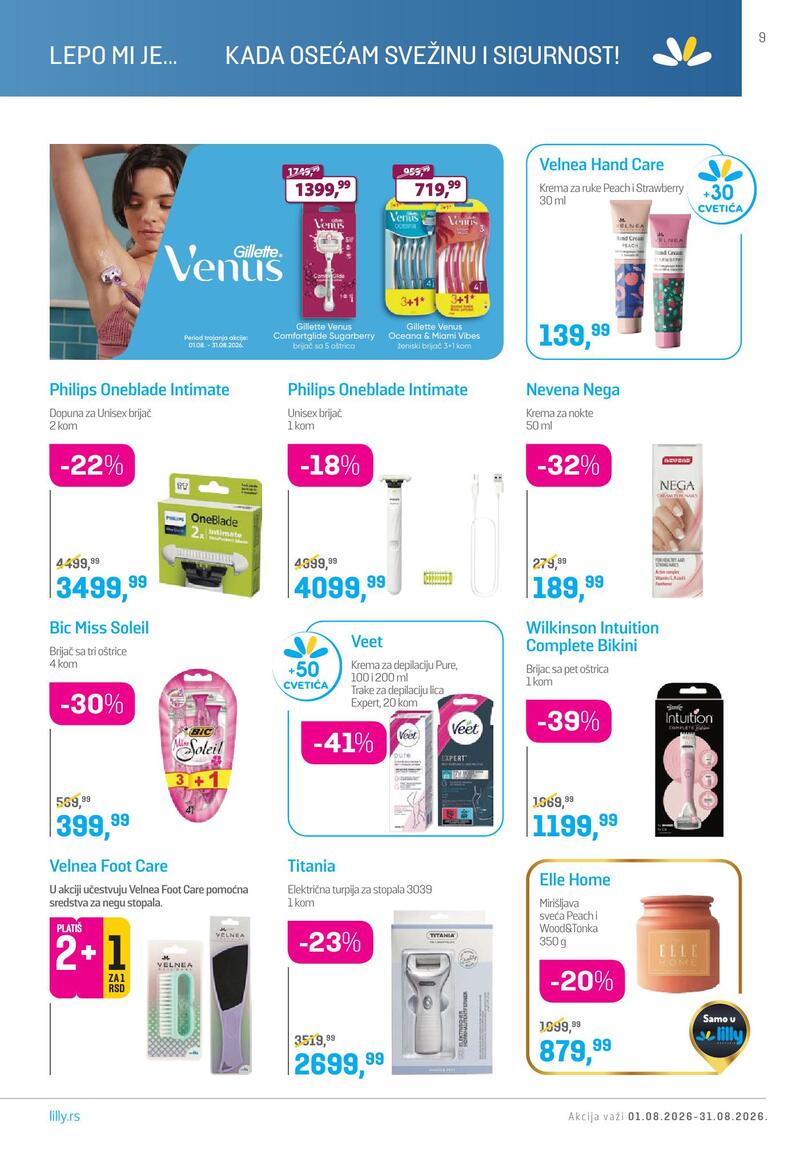 Lilly Drogerie katalog akcija