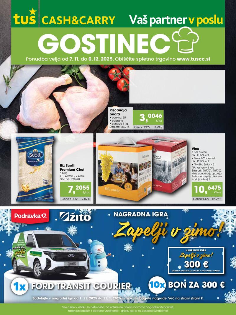 Tuš Cash & Carry gostinec