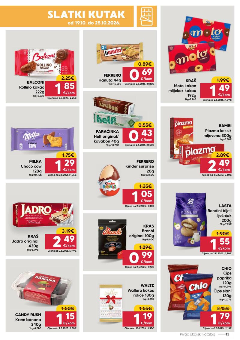 Pivac katalog - Tjedna akcija
