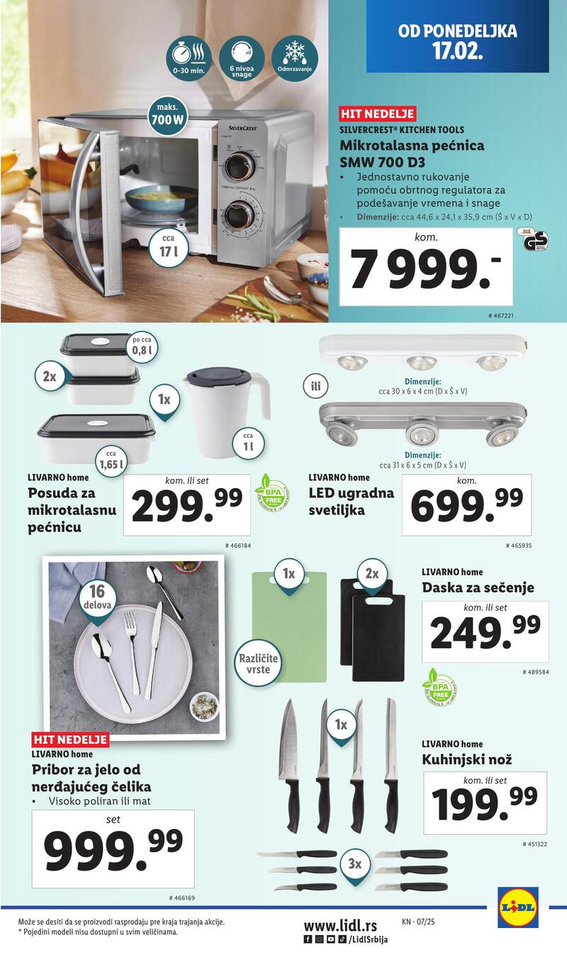 Lidl katalog akcija neprehrana