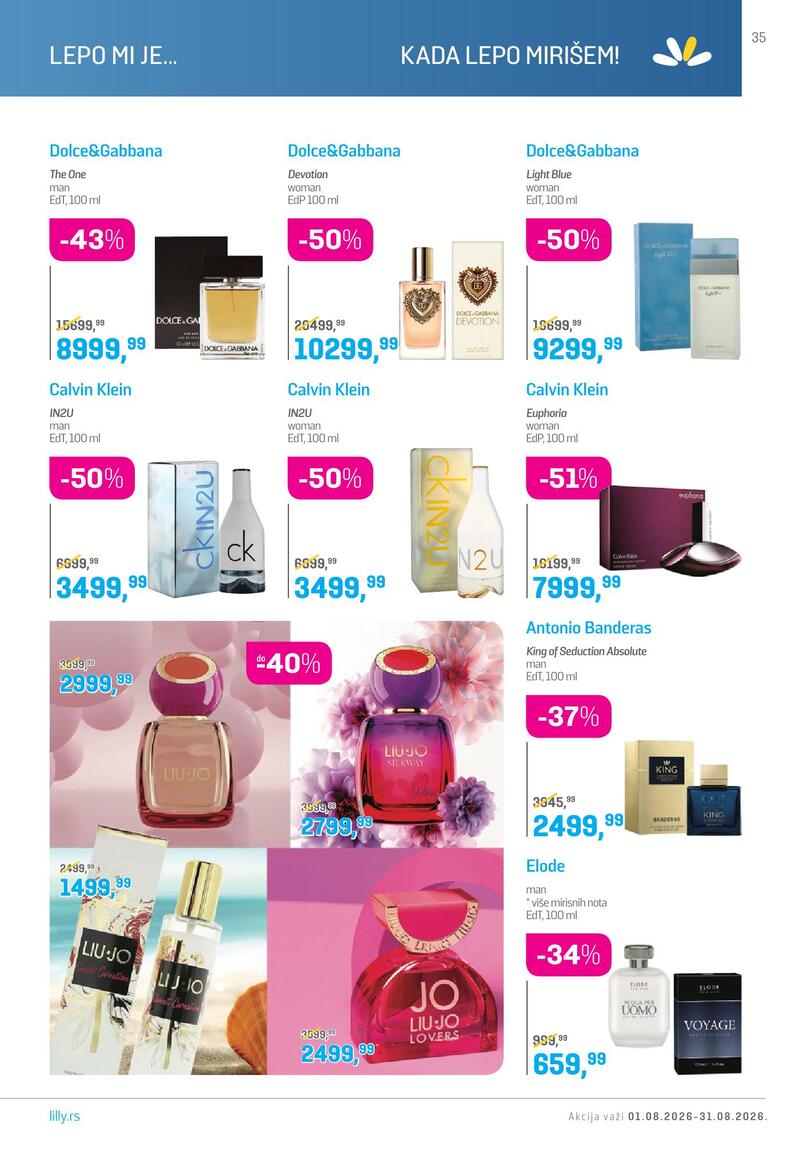 Lilly Drogerie katalog akcija