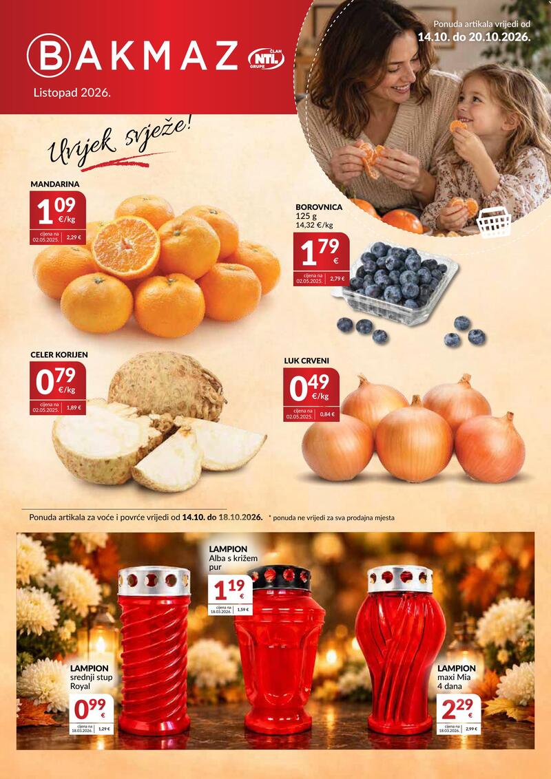 Bakmaz katalog akcija Tjedna ponuda