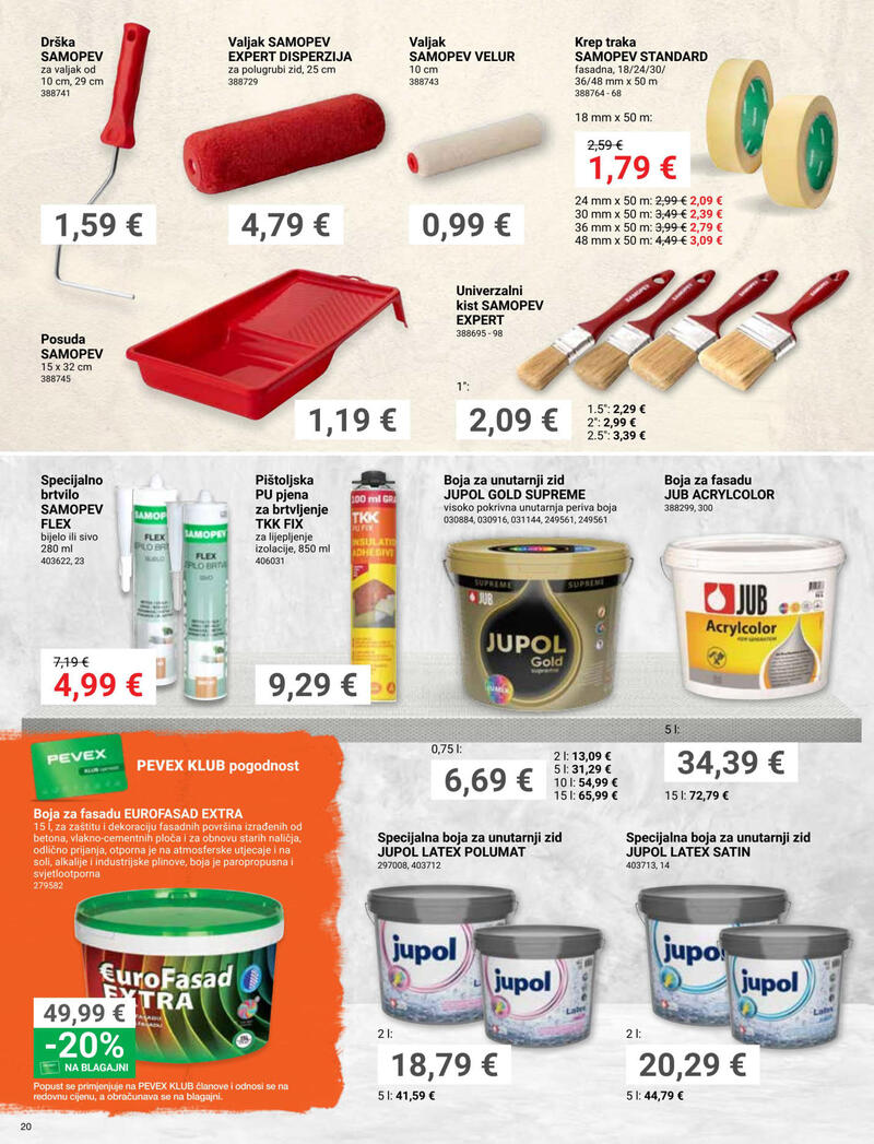 Pevex katalog - Mjesečna akcija