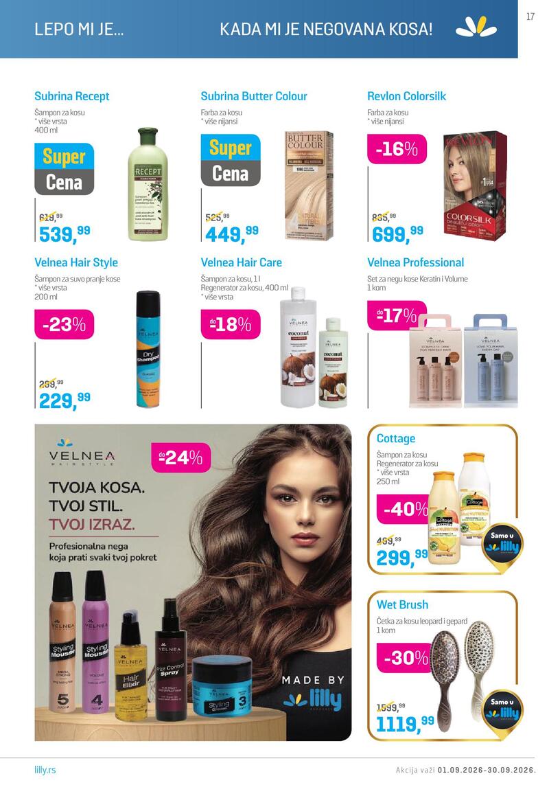 Lilly Drogerie katalog akcija