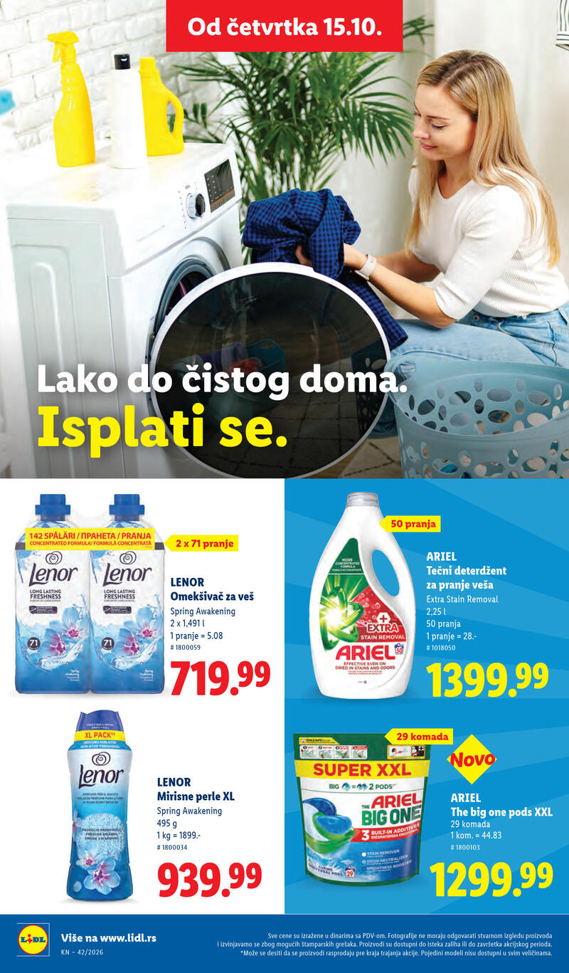 Lidl katalog - Nedeljna akcija