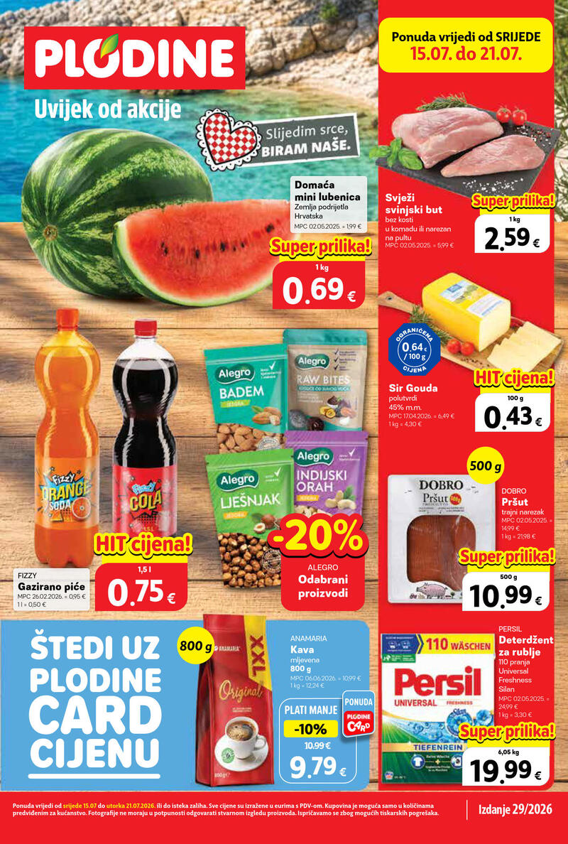 Plodine kataloška akcija