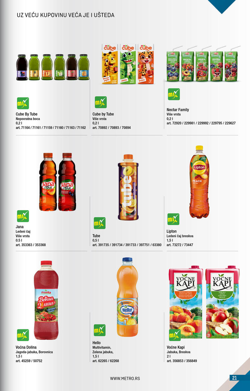 Metro katalog - Kupi više plati manje