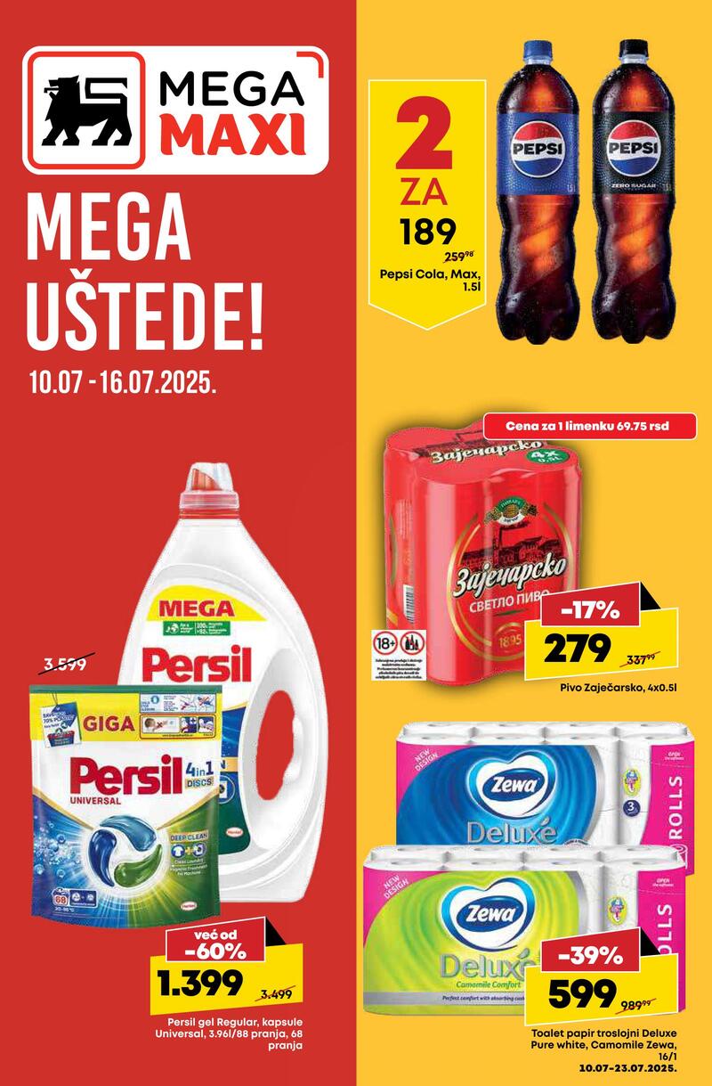 Mega Maxi nedeljna akcija