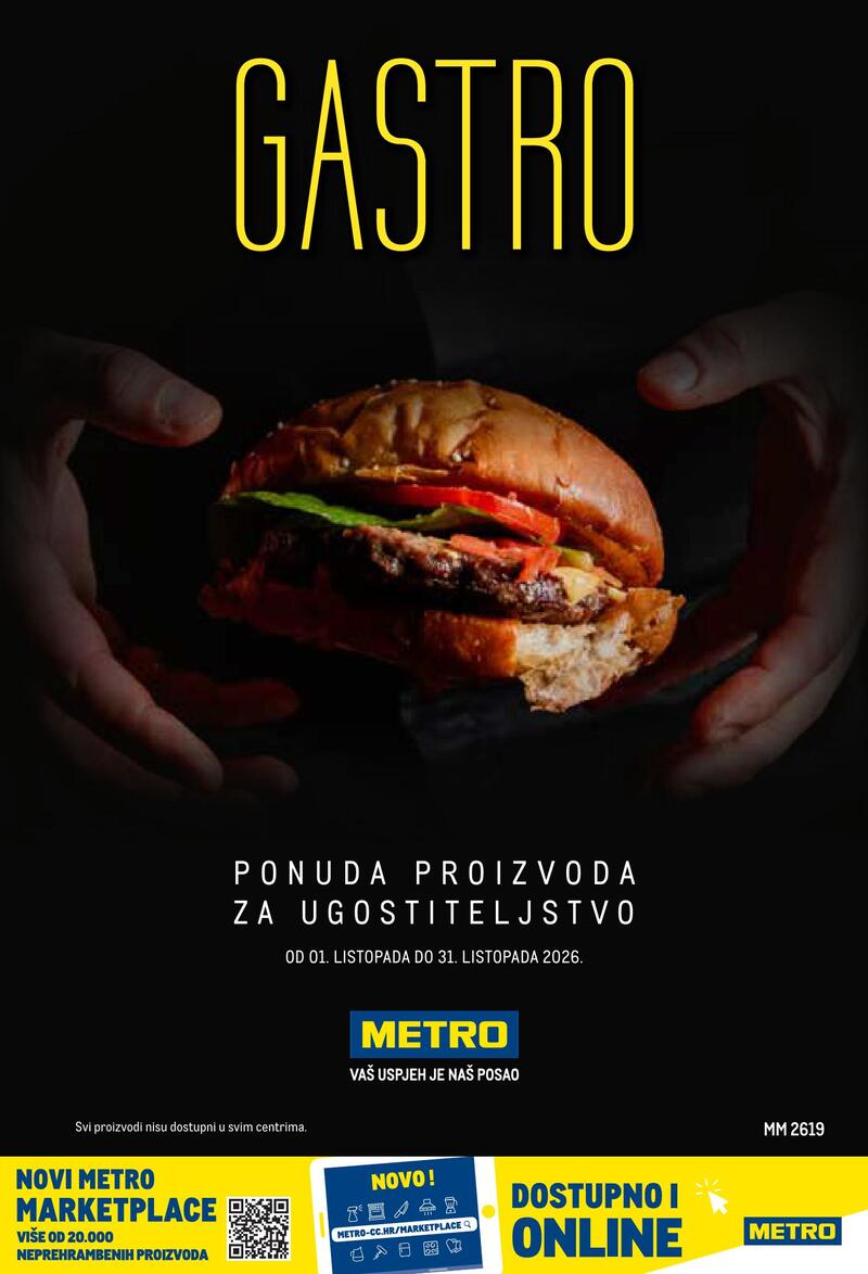 Metro katalog - Gastro ponuda proizvoda za ugostiteljstvo