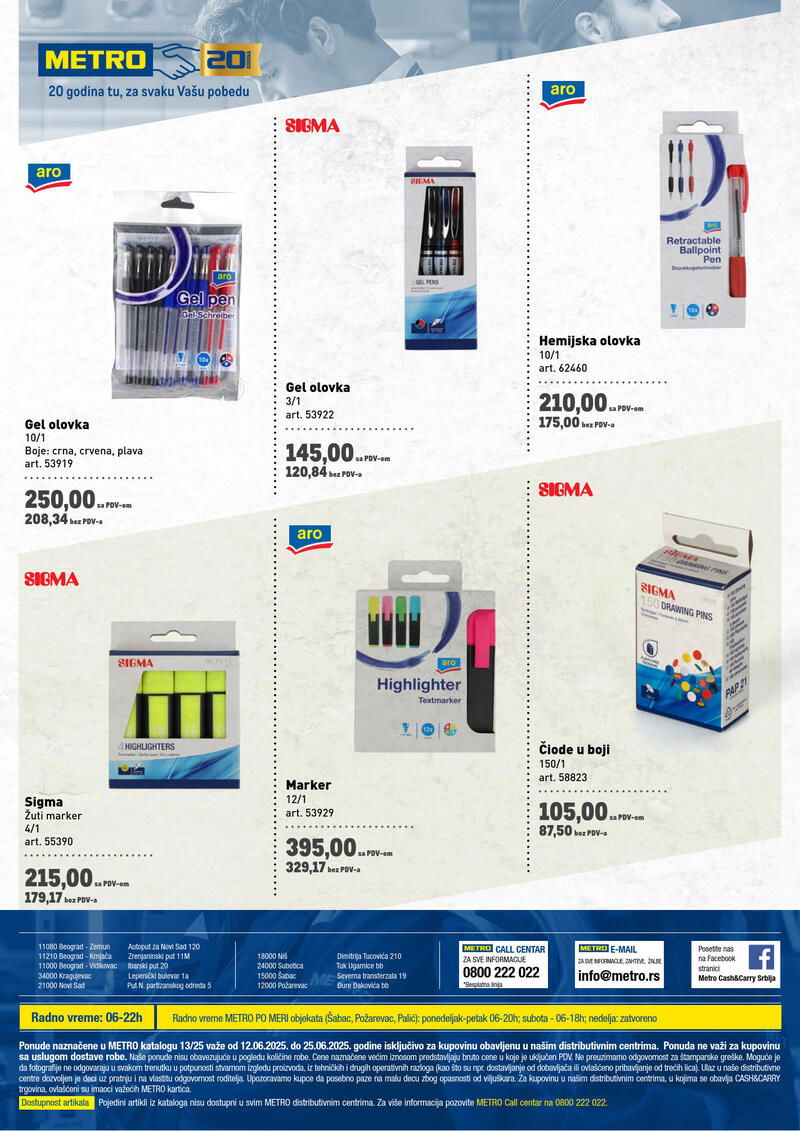 Metro katalog akcija