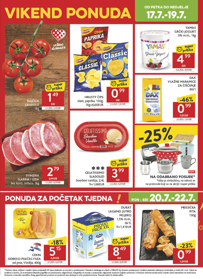 Konzum kataloška akcija