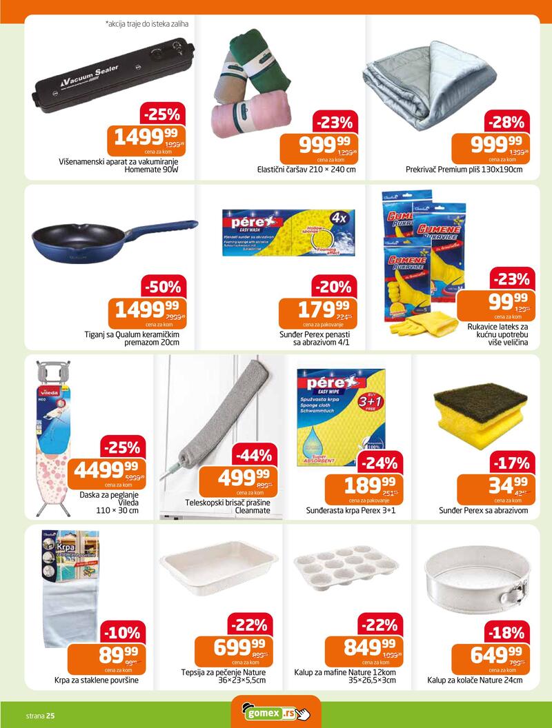 Gomex katalog - Dvonedeljna akcija
