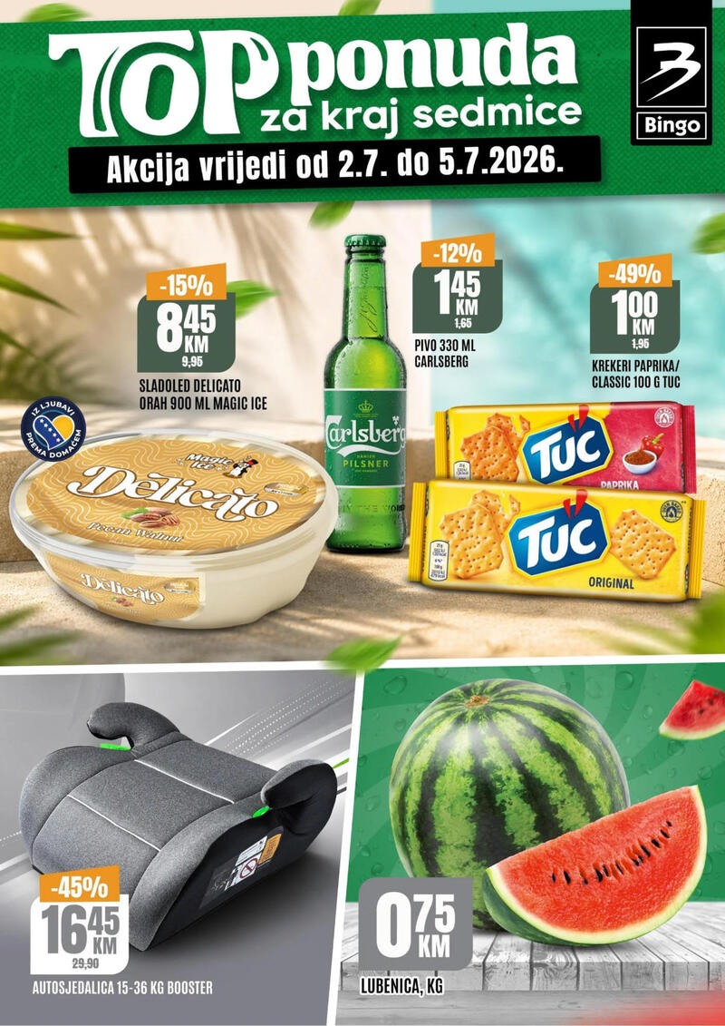 Bingo katalog akcija Top ponuda za kraj sedmice